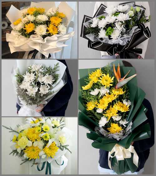 广东肇庆市高要区南岸街道山口村白事花束代送